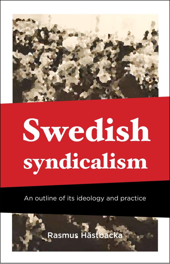 The book cover of "Swedish syndicalism"